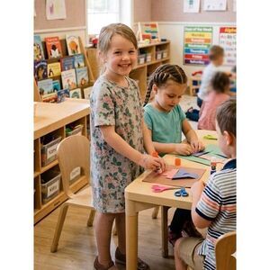 Harper Canyon Girl's 4 Cozy Swing Floral Knit Dress